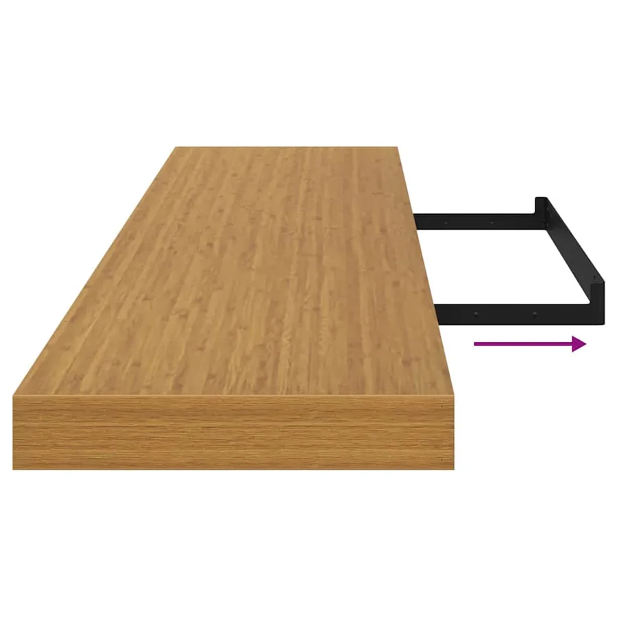 Étagère Murale Beige 120 x 23,5 x 4 cm Bois d'ingénierie - 12
