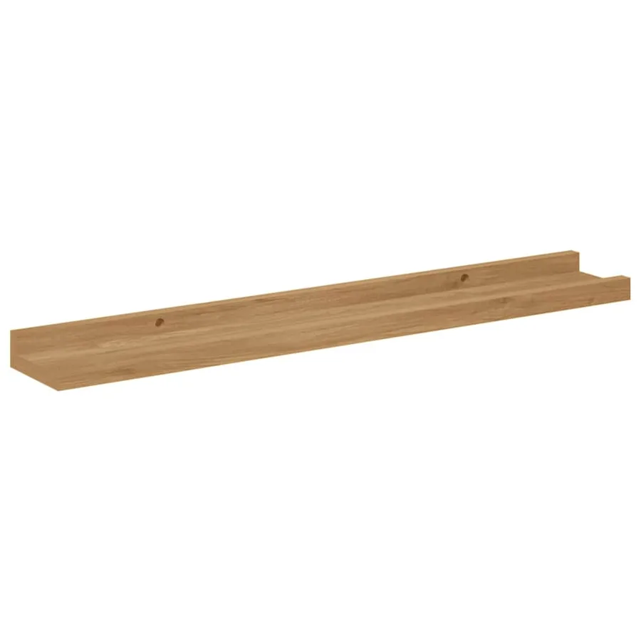 Étagère Murale Montage mural 4 pcs Marron 60 x 9 x 3 cm - 6