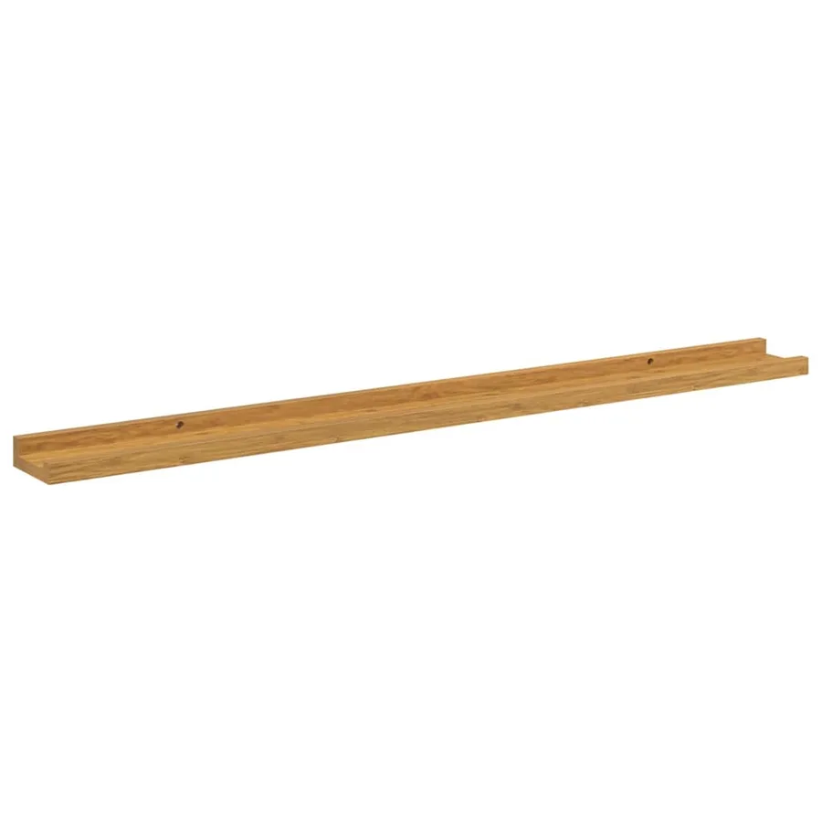 Étagère Murale Montage mural 2 pcs Beige 100 x 9 x 3 cm - 6