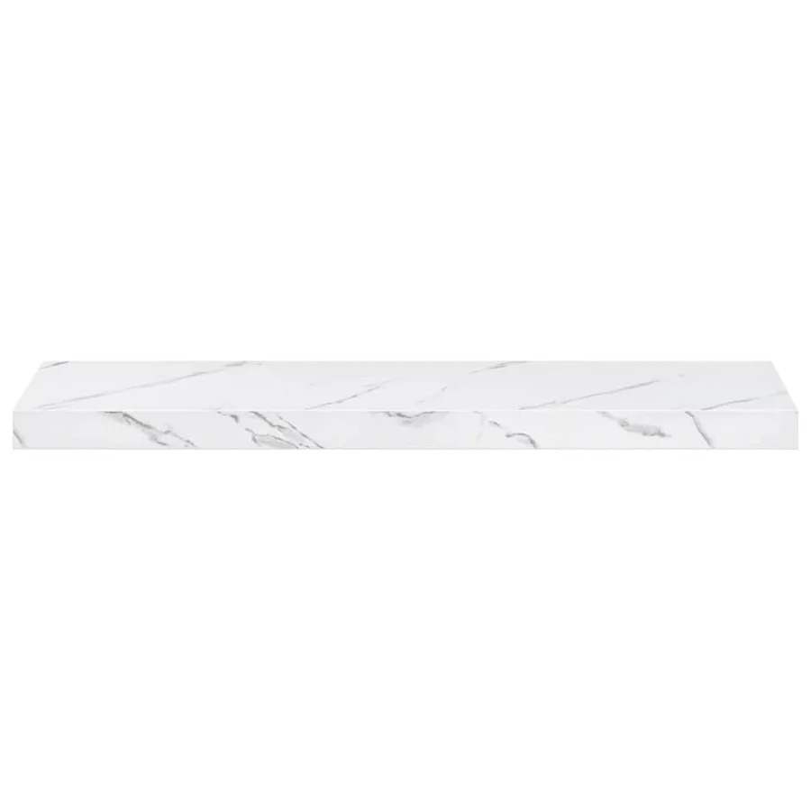Étagère Murale 2 pcs Marbre blanc 80 x 23,5 x 4 cm - 7