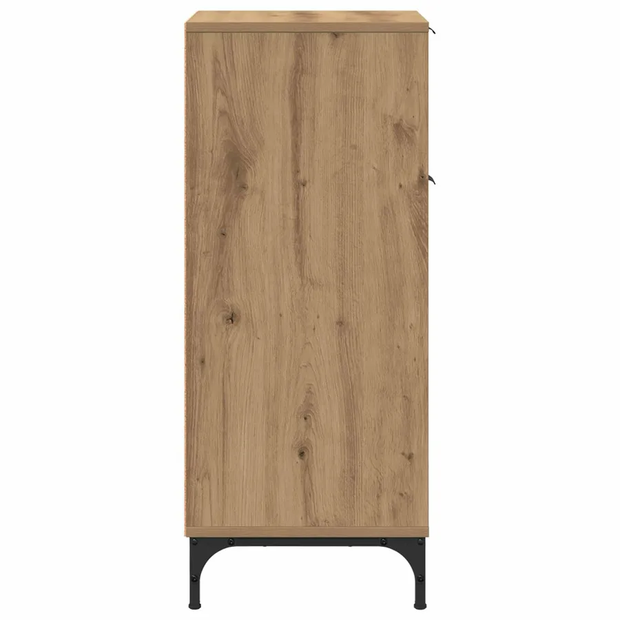 Cabinet de salle de bain Chêne artisanal 39,5 x 36 x 88 cm - 7