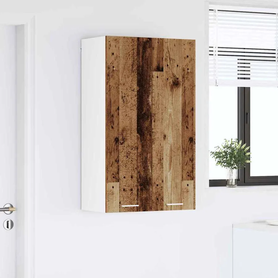 Armoire suspendue avec stockage Bois ancien 60 x 31 x 100 cm - 4