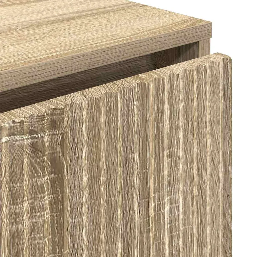 Buffet Chêne Sonoma 79,5 x 33 x 82 cm Bois d'ingénierie - 11