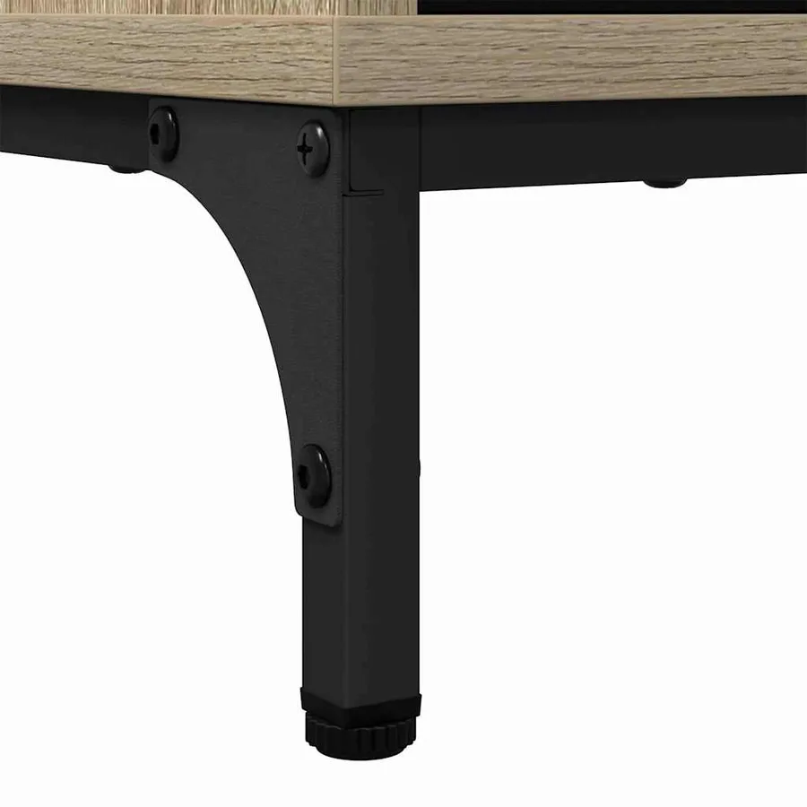 Buffet Chêne Sonoma 79,5 x 33 x 82 cm Bois d'ingénierie - 8