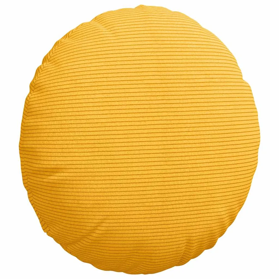 Coussins de siège 2 pcs Jaune clair Ø 40 cm - 5