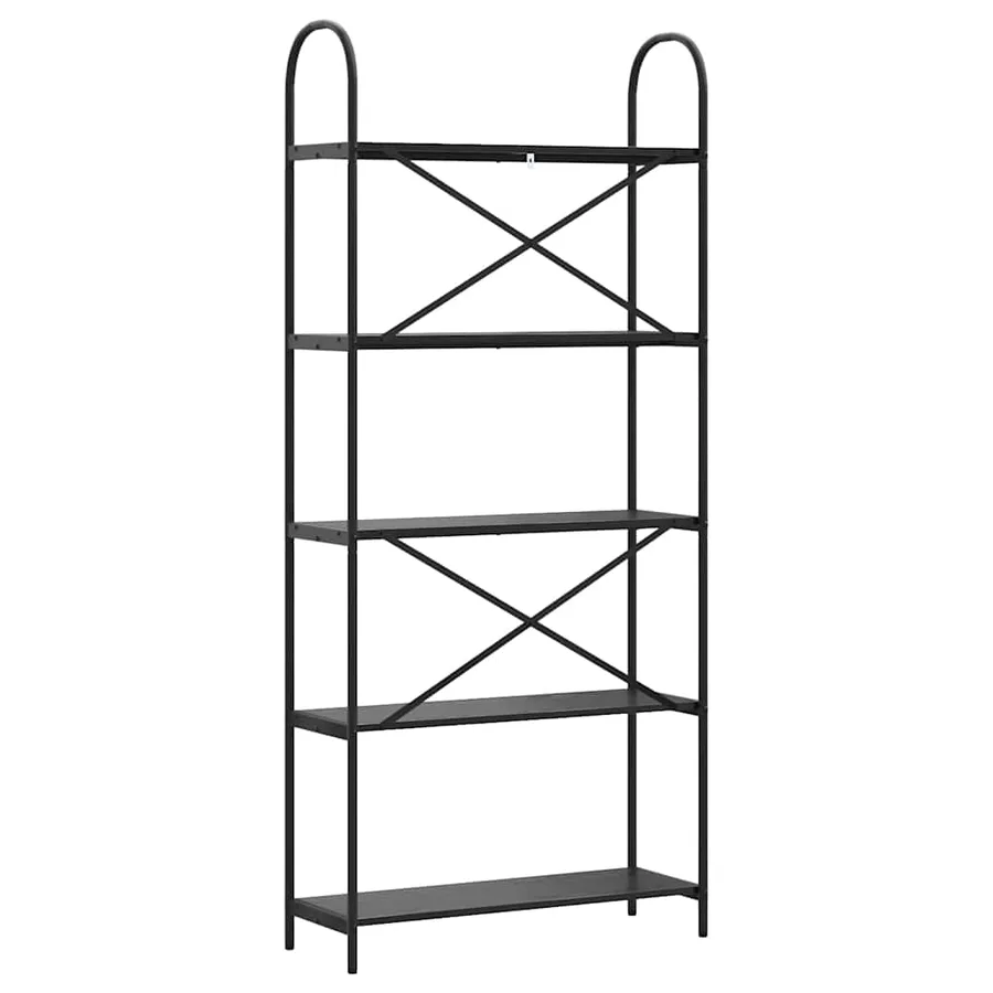 Étagère Chêne noir 80 x 30 x 183 cm Bois d'ingénierie - 7