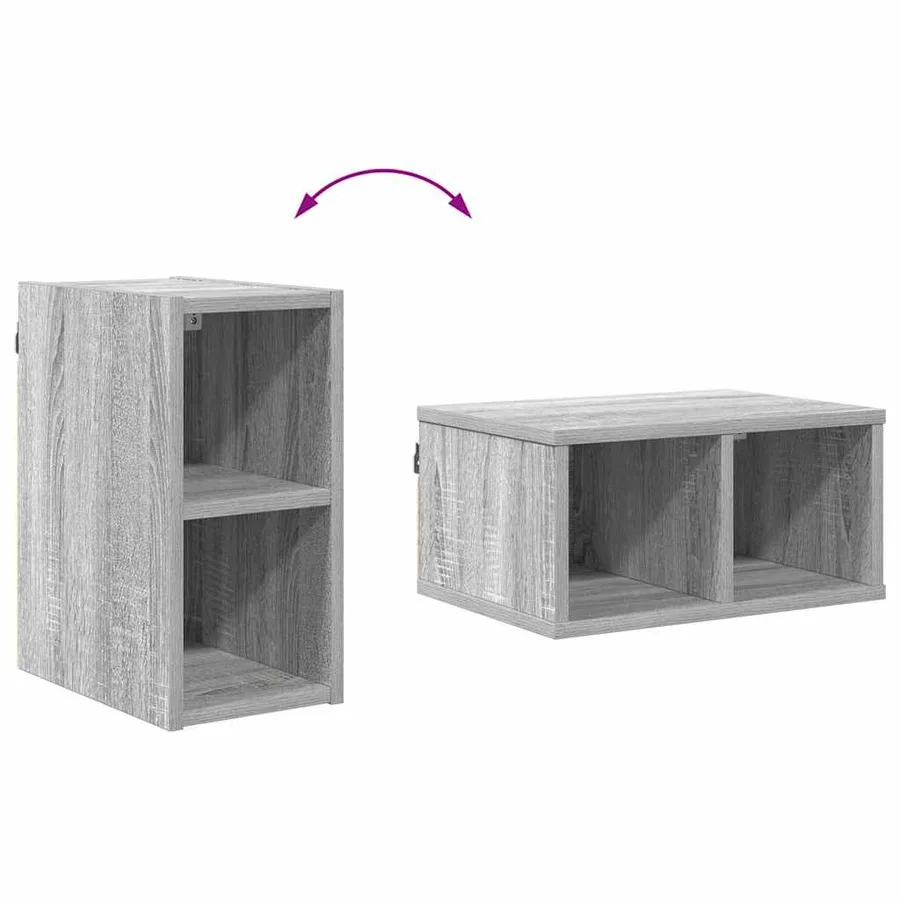 Armoire suspendue avec stockage Gris Sonoma 20 x 29,5 x 40 cm - 10