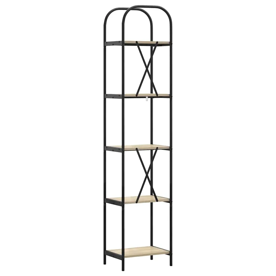 Étagère Chêne Sonoma 40 x 30 x 183 cm Bois d'ingénierie - 7