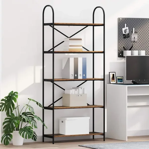 Étagère Bois ancien 80 x 30 x 183 cm Bois d'ingénierie