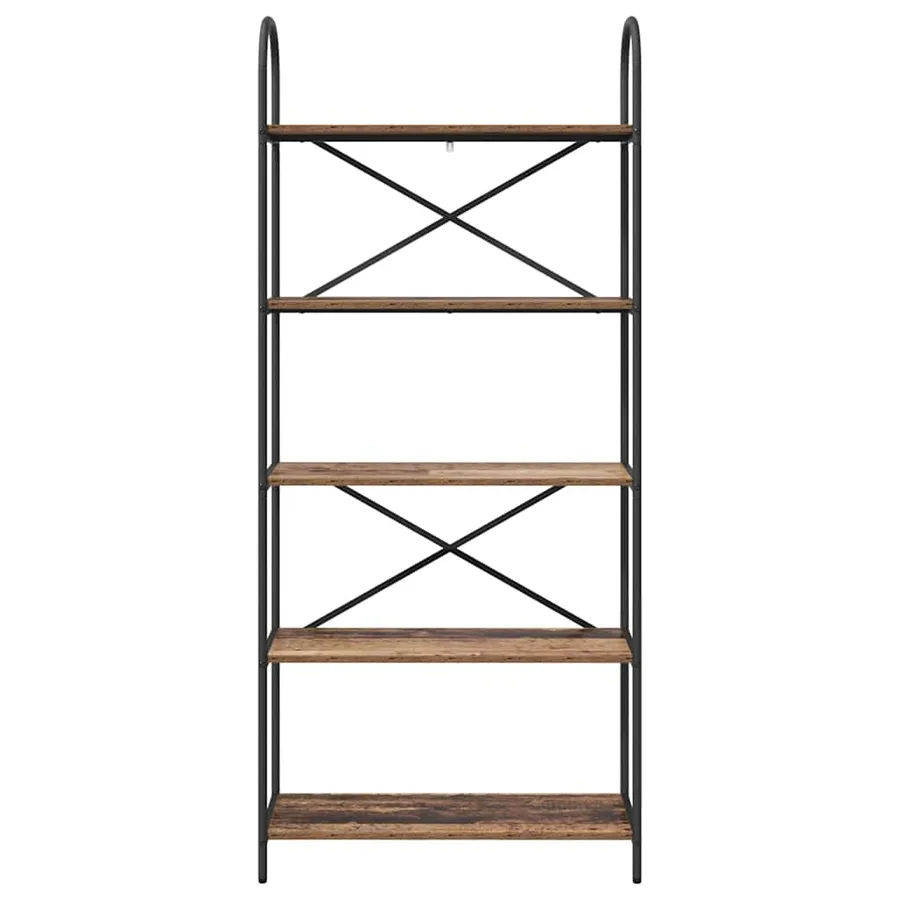 Étagère Bois ancien 80 x 30 x 183 cm Bois d'ingénierie - 5