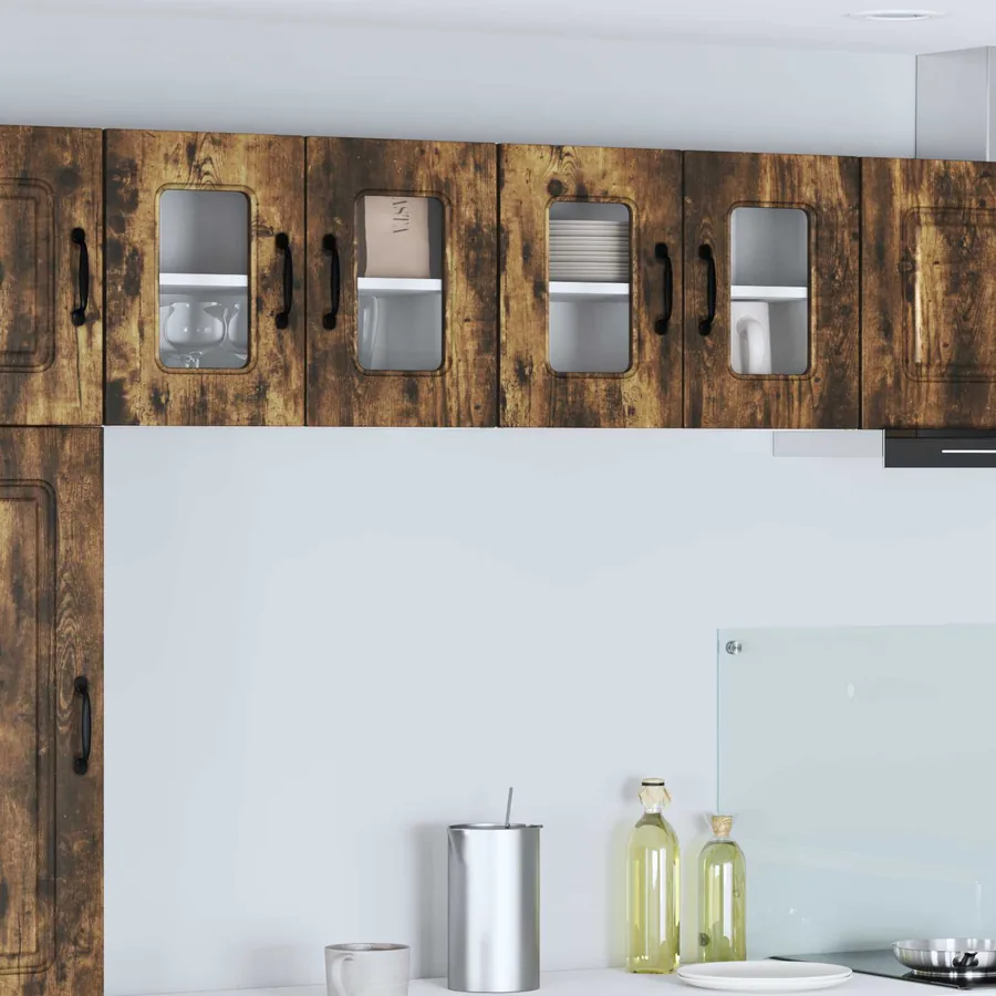 Panneau de lave-vaisselle Kalmar 2 pcs Chêne fumé