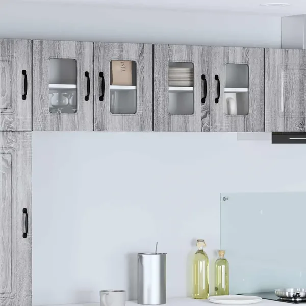 Panneau de lave-vaisselle Kalmar 2 pcs Gris Sonoma