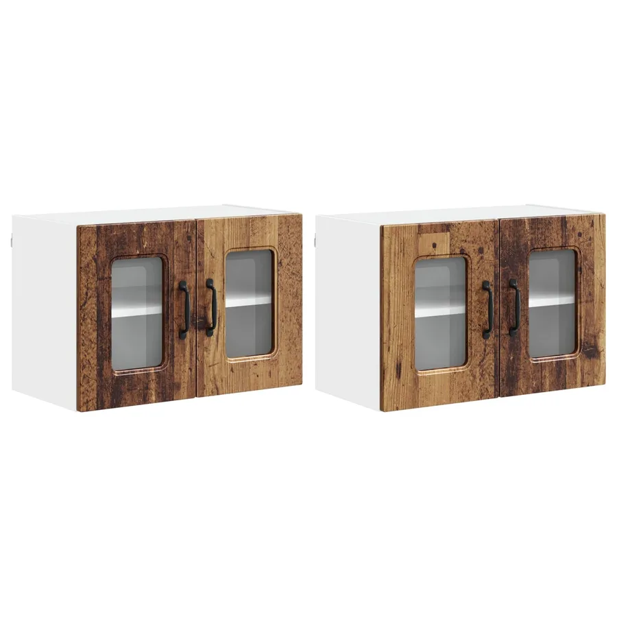 Panneau de lave-vaisselle Kalmar 2 pcs Bois ancien - 2