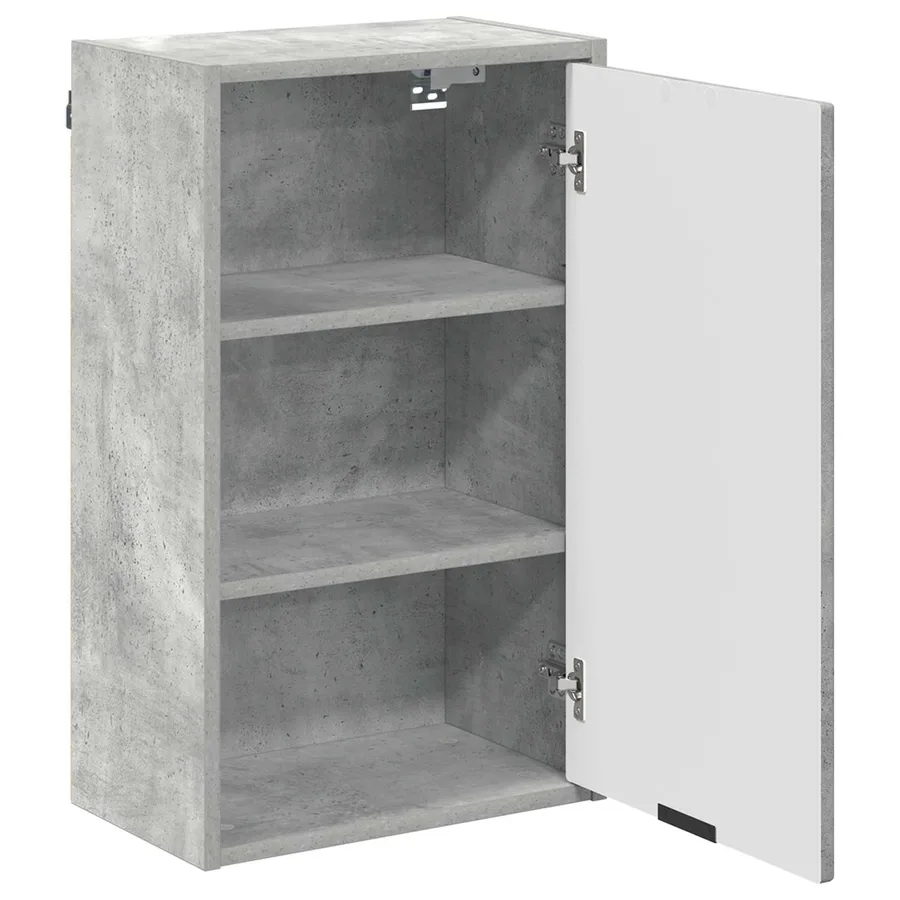 Cabinet de salle de bain Gris béton 39 x 23,5 x 65 cm - 5