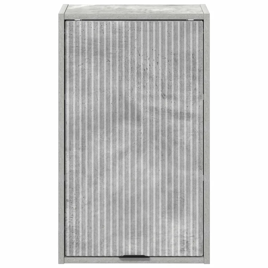 Cabinet de salle de bain Gris béton 39 x 23,5 x 65 cm - 6