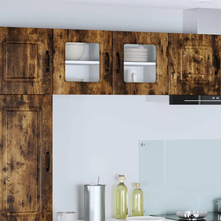 Panneau de lave-vaisselle Kalmar 2 pcs Chêne fumé