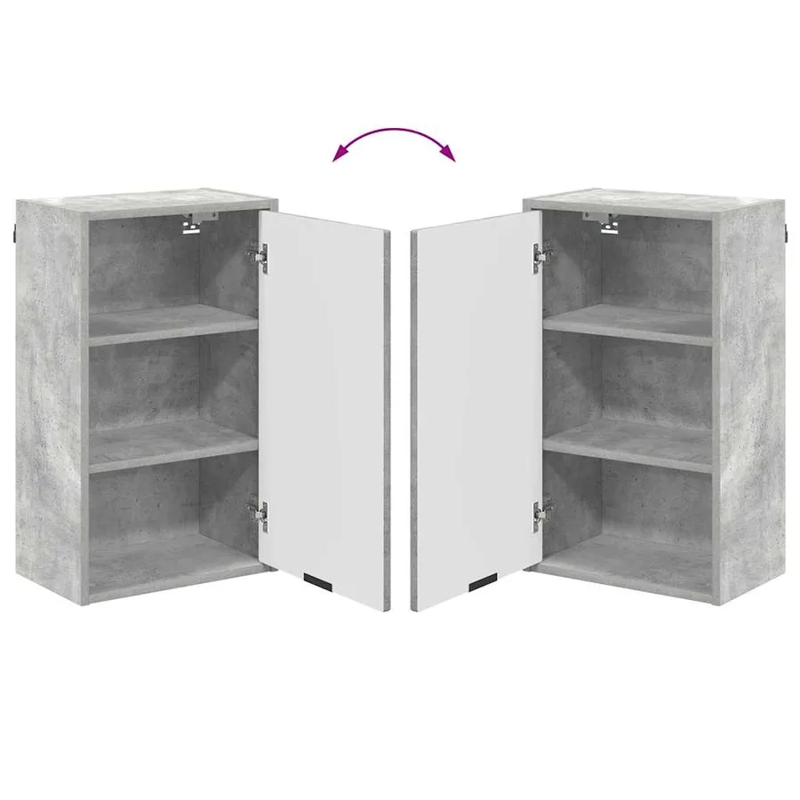 Ensemble de mobilier de salle de bain avec tiroir Gris béton - 11