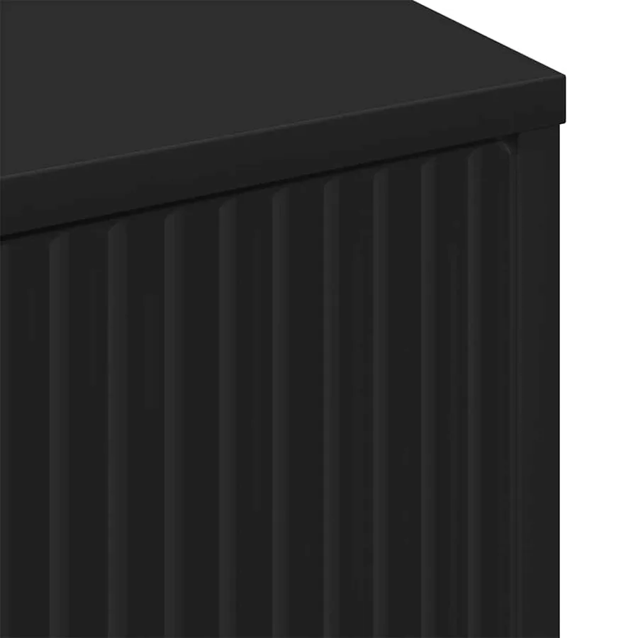 Cabinet de salle de bain Montage mural Noir 39 x 23,5 x 65 cm - 11