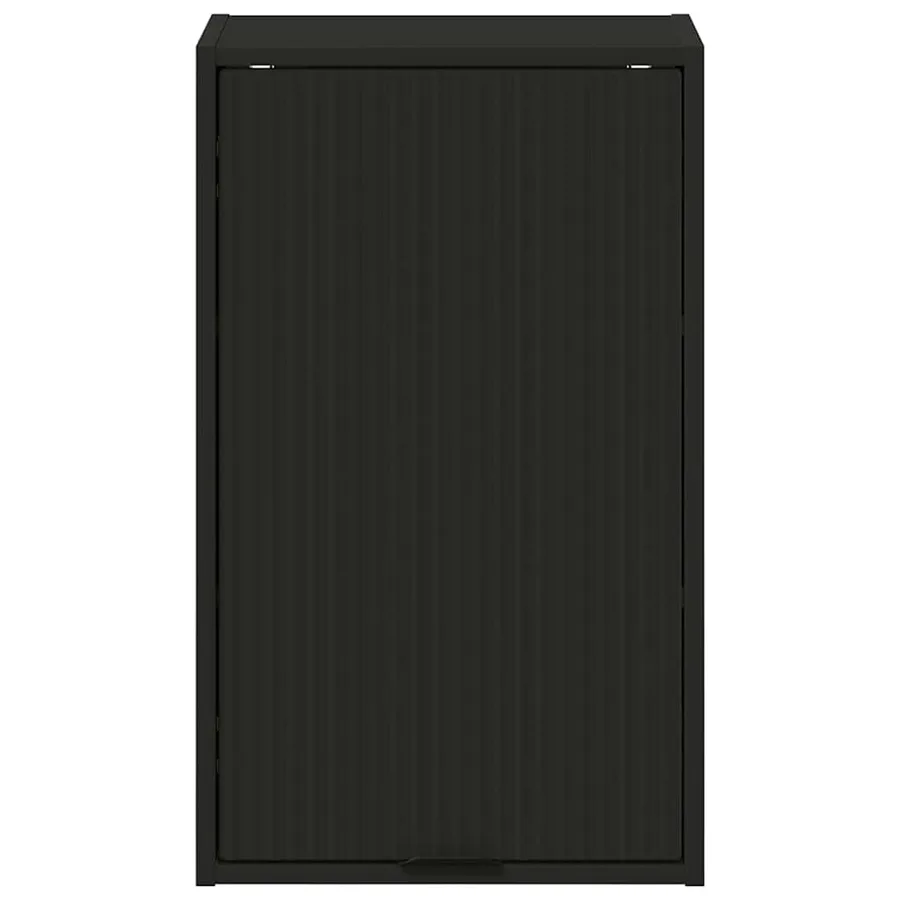 Cabinet de salle de bain Montage mural Noir 39 x 23,5 x 65 cm - 6