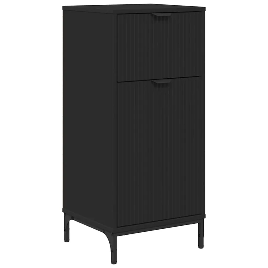 Ensemble de mobilier de salle de bain avec tiroir Noir - 7