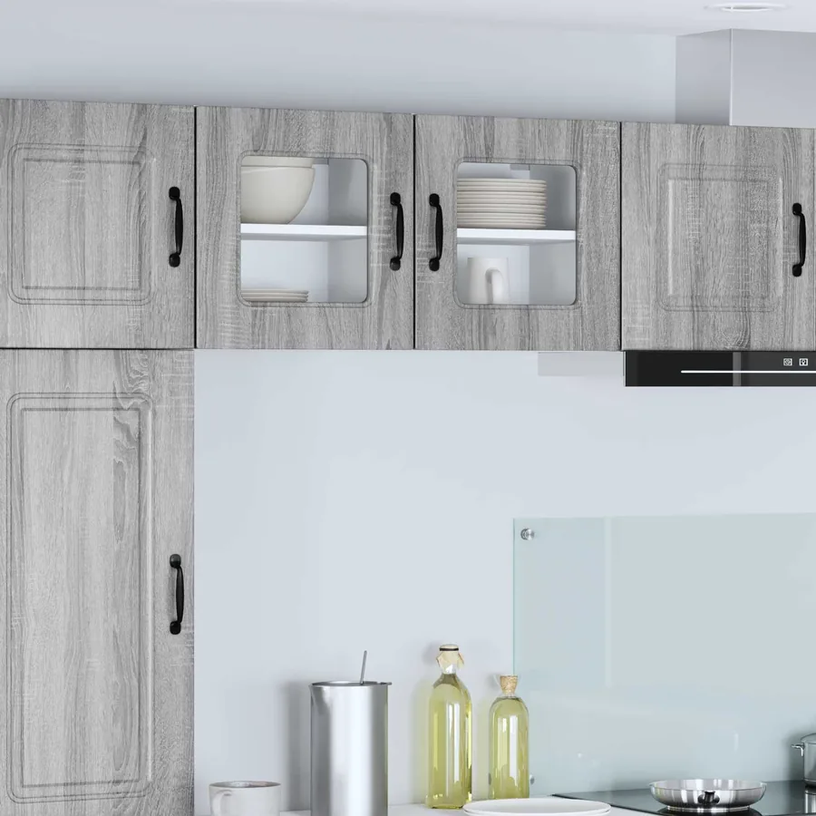 Panneau de lave-vaisselle Kalmar 2 pcs Gris Sonoma