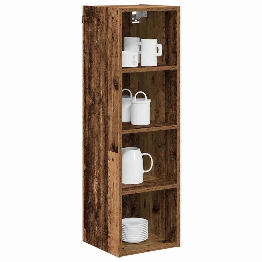 Armoire suspendue avec stockage Bois ancien 30 x 29,5 x 100 cm - 3