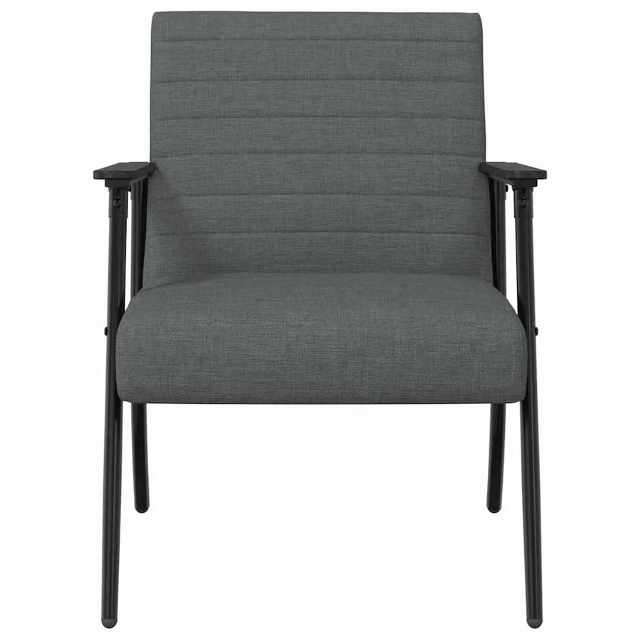fauteuil Gris foncé 59 x 75 x 78 cm tissu - 4