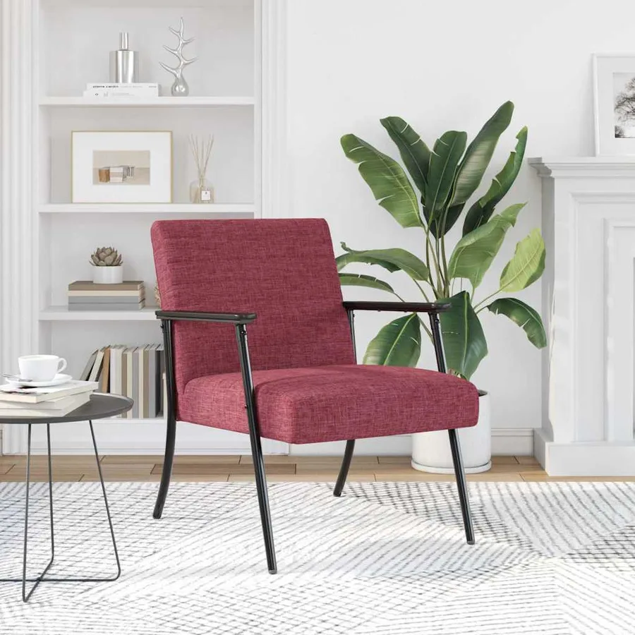 fauteuil Bordeaux 59 x 75 x 78 cm tissu - 3