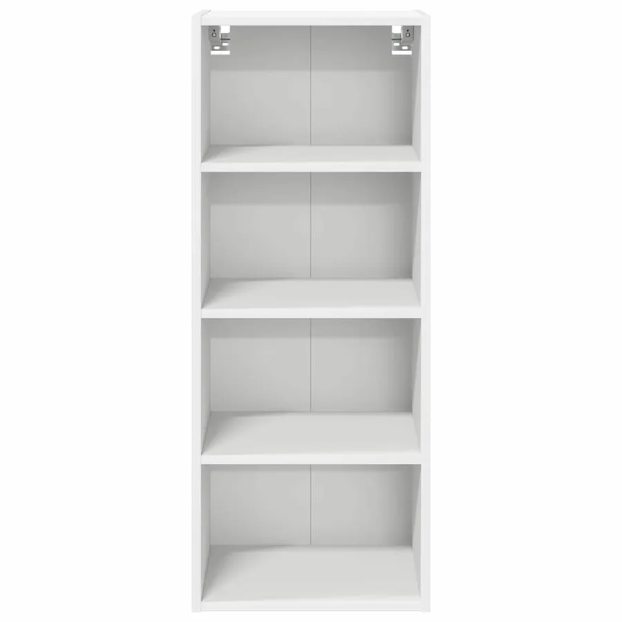 Armoire suspendue Blanc 40 x 29,5 x 100 cm Bois d'ingénierie - 5