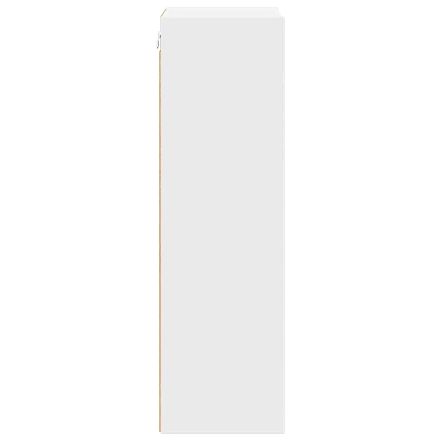 Armoire suspendue Blanc 40 x 29,5 x 100 cm Bois d'ingénierie - 6