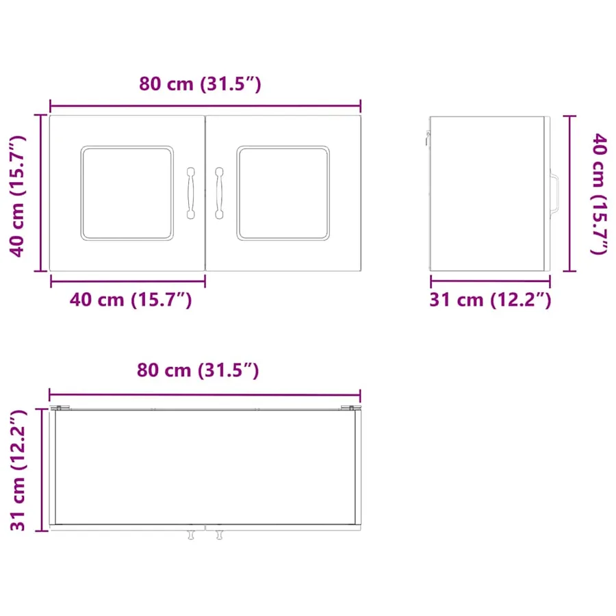 Panneau de lave-vaisselle Kalmar Blanc 80 x 31 x 40 cm - 12
