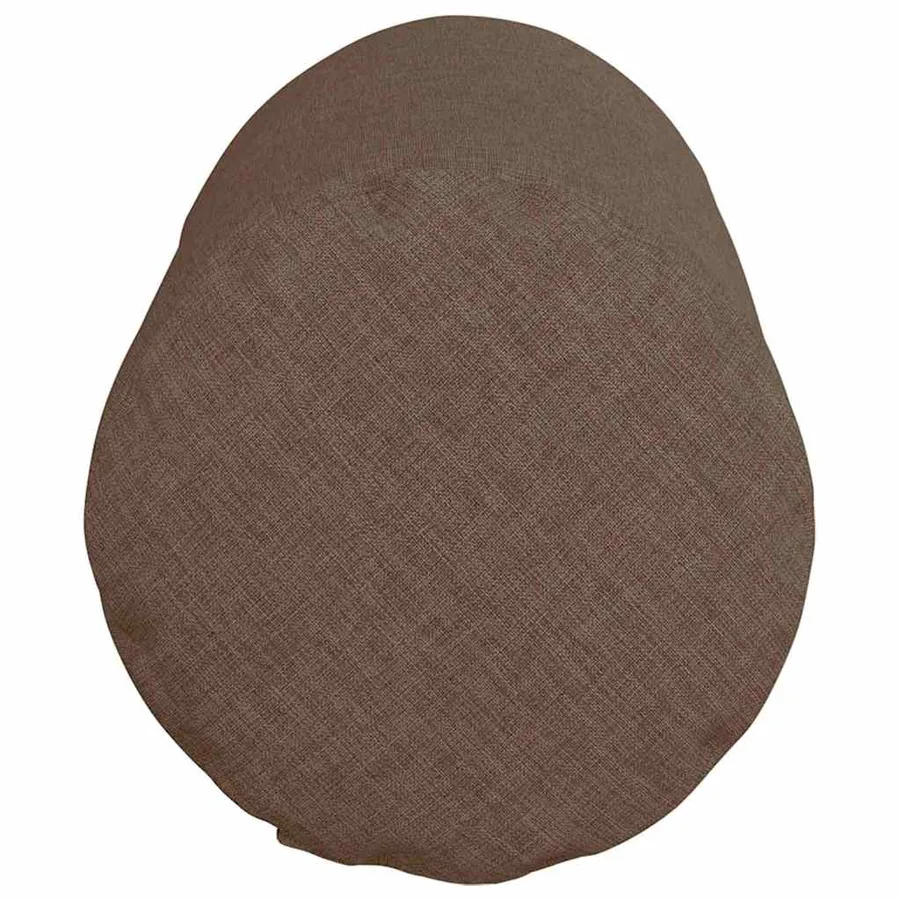 Coussins d'accent 2 pcs Marron Ø 15 x 40 cm tissu - 7