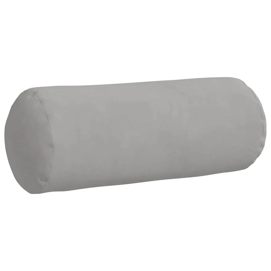 Coussins d'accent 2 pcs Gris clair Ø 15 x 40 cm - 5