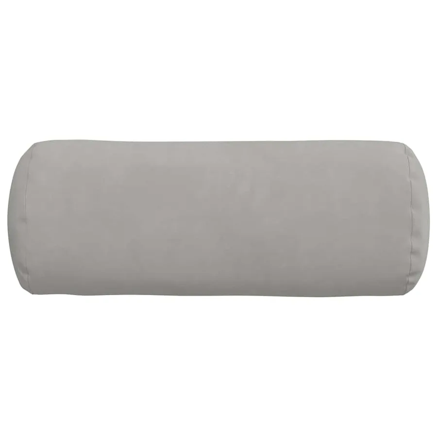 Coussins d'accent 2 pcs Gris clair Ø 15 x 40 cm - 6