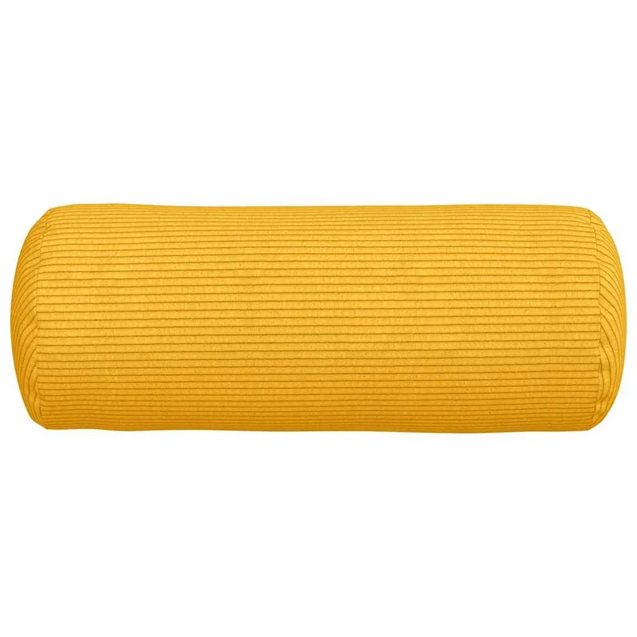 Coussins d'accent 2 pcs Jaune clair Ø 15 x 40 cm - 6