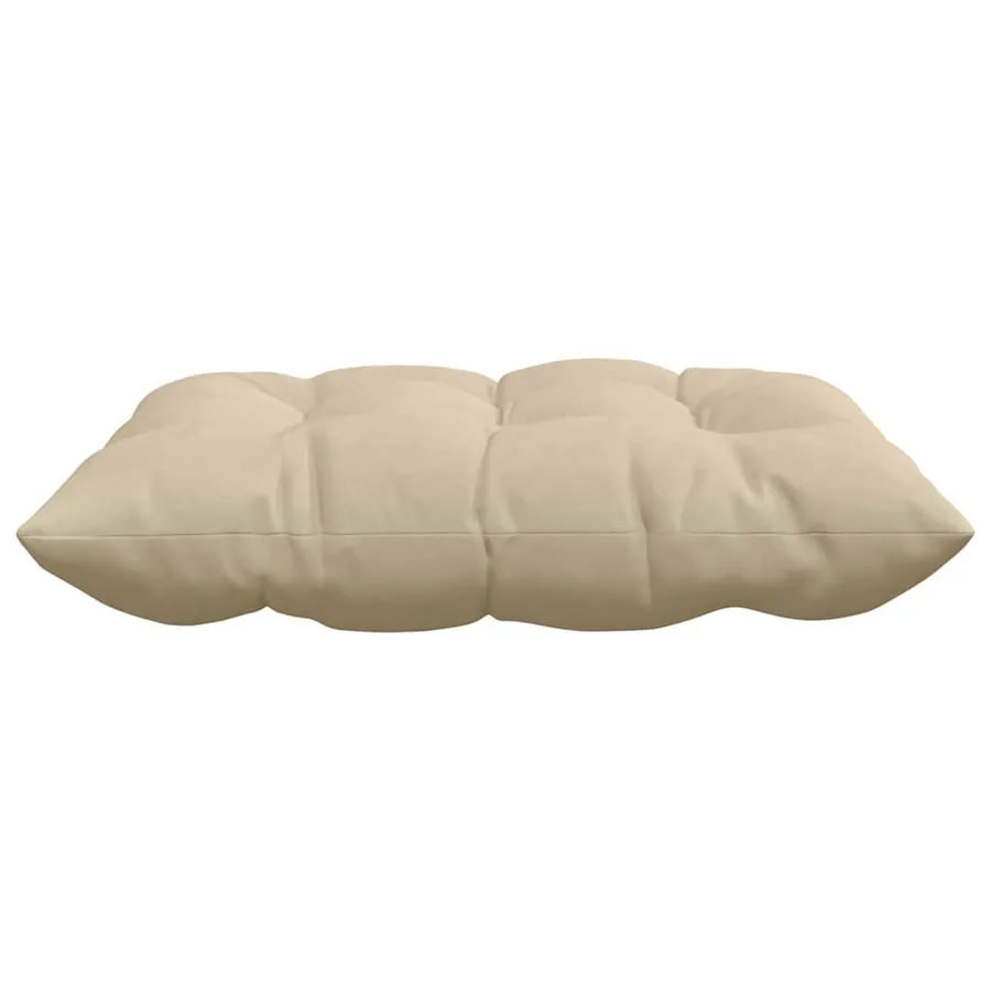 Coussins de siège 4 pcs Crème 40 x 40 x 6 cm Microfibre - 6