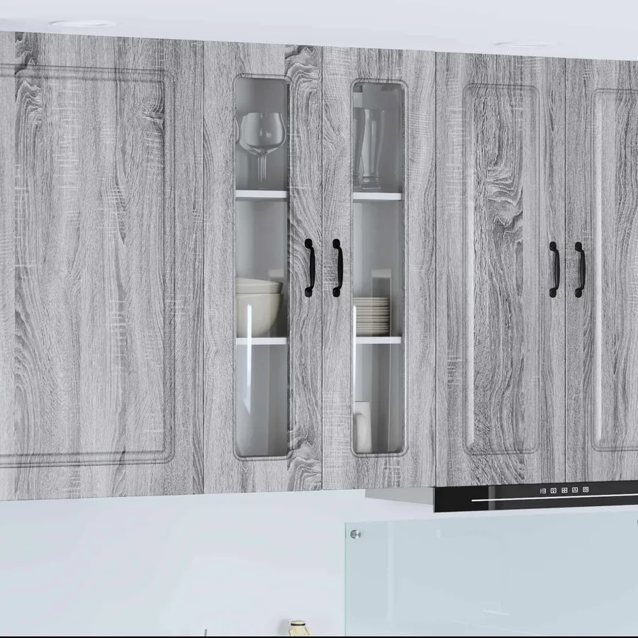 Panneau de lave-vaisselle Kalmar Gris Sonoma 60 x 31 x 100 cm