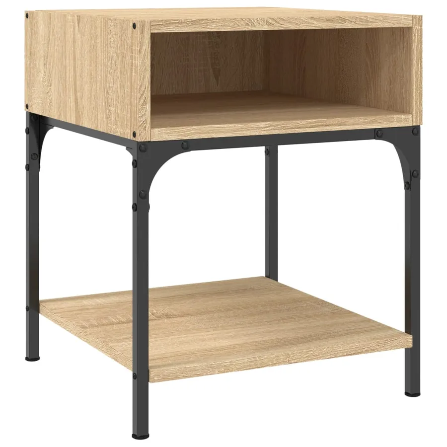 Table de chevet chêne sonoma 40x41x50 cm bois d'ingénierie - 2