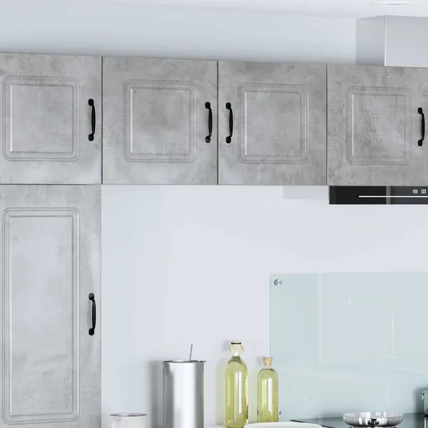 Panneau de lave-vaisselle Kalmar 2 pcs Gris béton