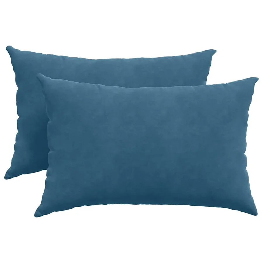 Coussins de canapé 2 pcs Bleu 60 x 40 cm - 2