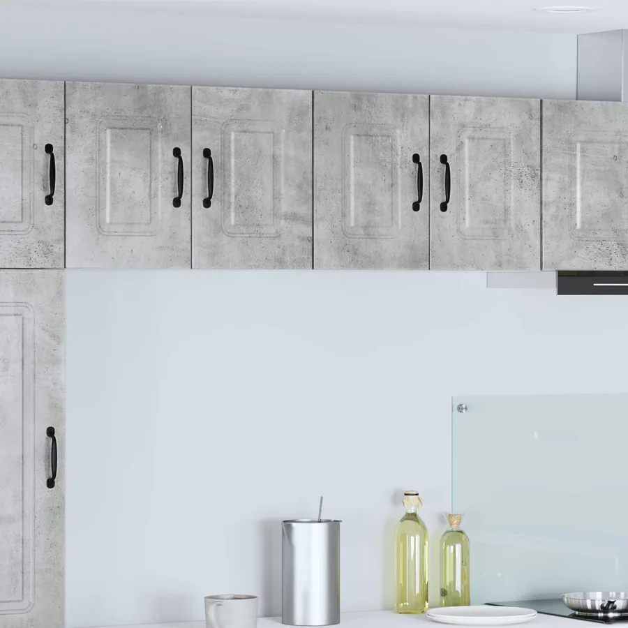 Panneau de lave-vaisselle Kalmar 2 pcs Gris béton