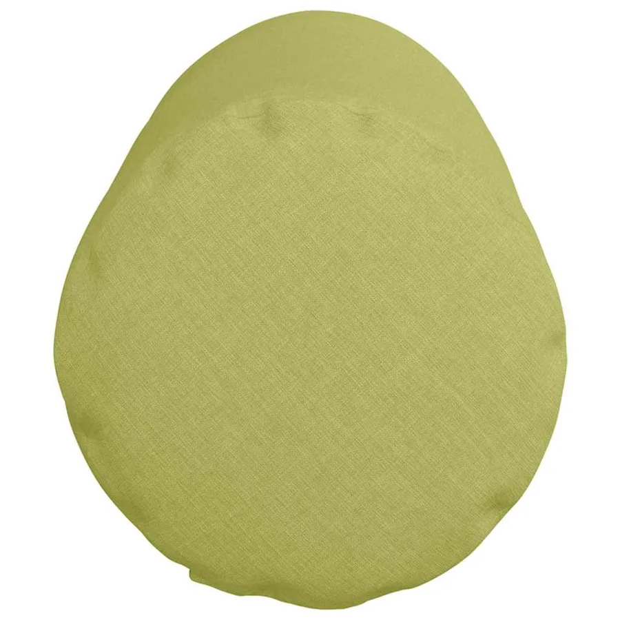 Coussins d'accent 2 pcs Vert clair Ø 25 x 70 cm tissu - 7