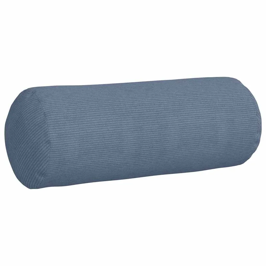 Coussins d'accent 2 pcs Bleu Ø 25 x 70 cm - 5