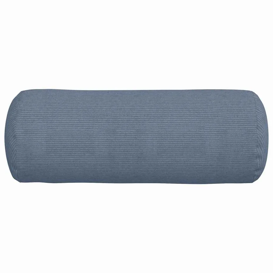 Coussins d'accent 2 pcs Bleu Ø 25 x 70 cm - 6