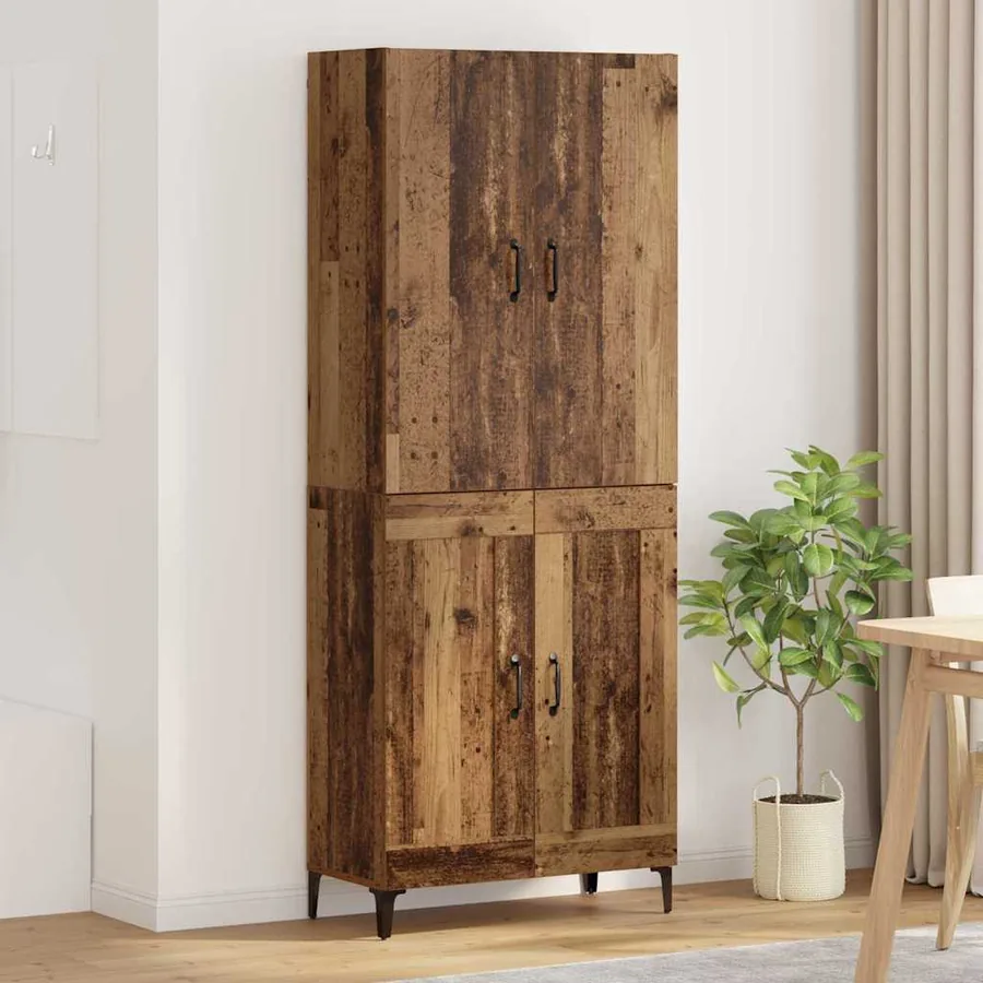 Haut Armoire Bois Ancien 69,5 x 34 x 180 cm Bois d'ingénierie