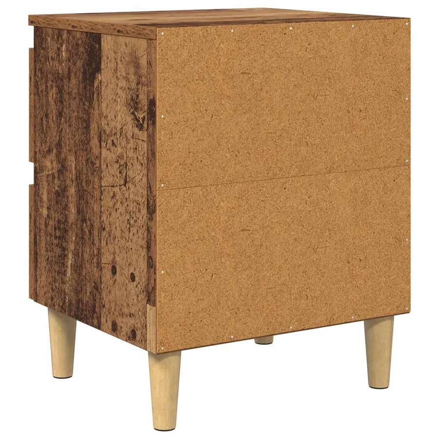 Armoire de lit Bois Ancien 40 x 35 x 50 cm Bois d'ingénierie - 5