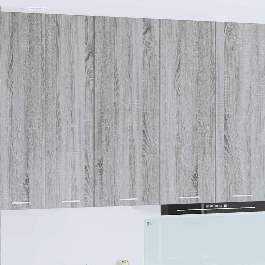 Armoire suspendue avec porte Riga Gris Sonoma 40 x 31 x 100 cm