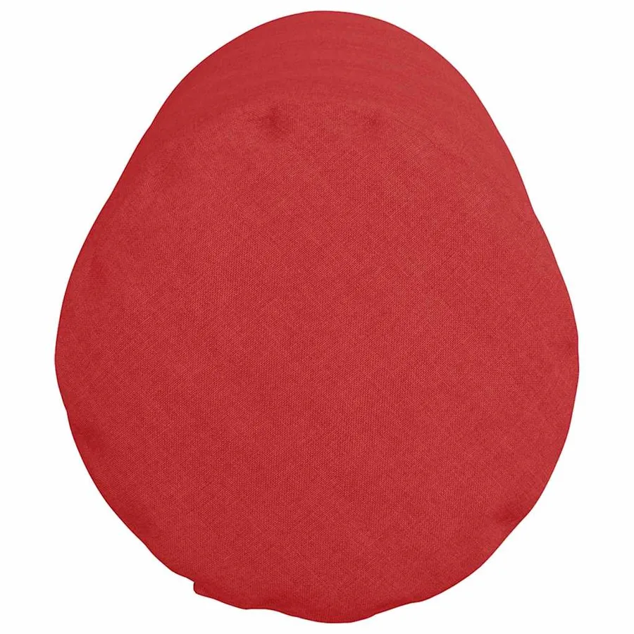 Coussins d'accent 2 pcs Rouge Ø 25 x 70 cm tissu - 7