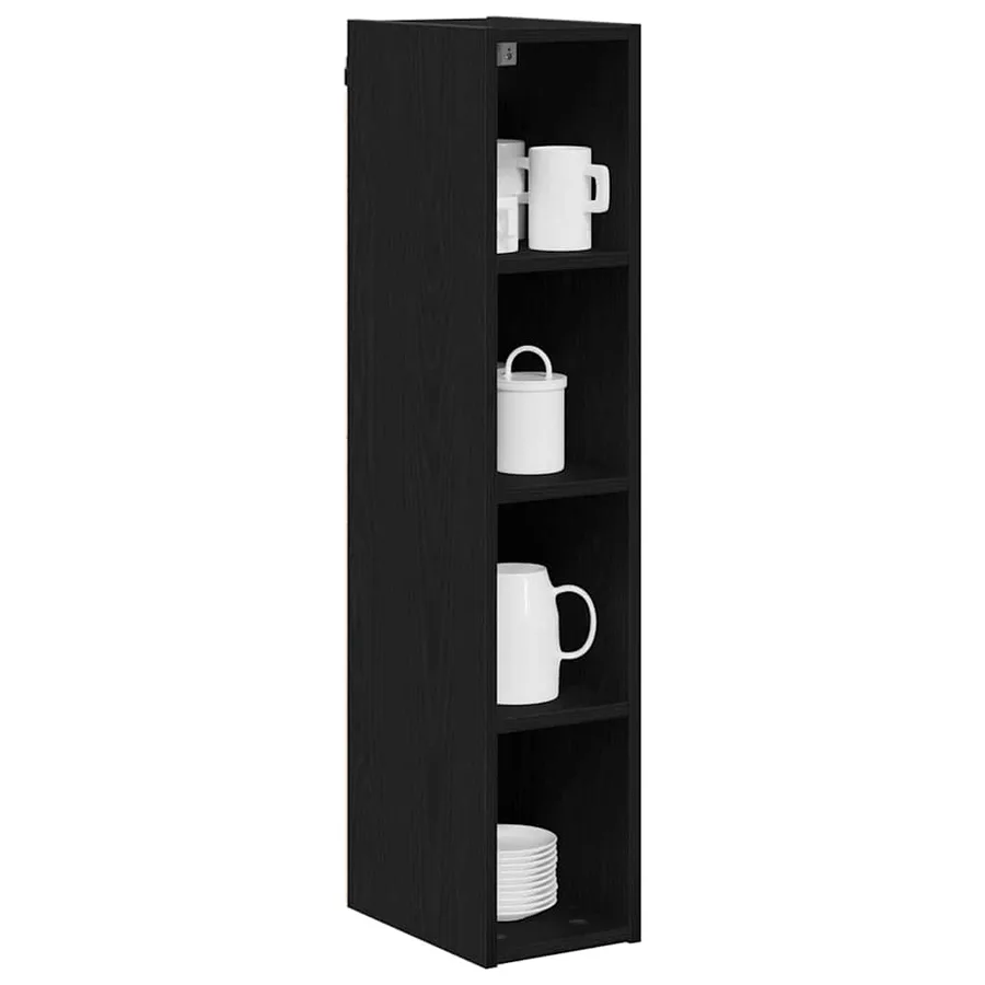 Armoire suspendue avec stockage Chêne noir 20 x 29,5 x 100 cm - 3
