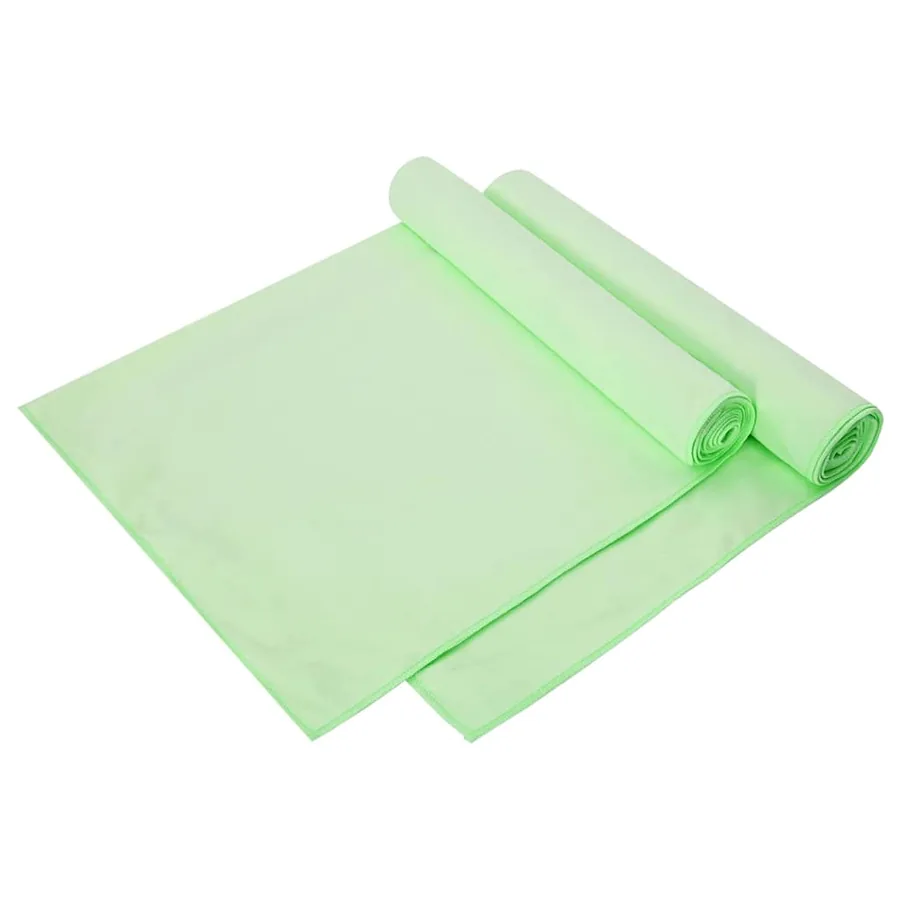 Serviettes de sport 2 pcs Vert 140 x 70 cm
